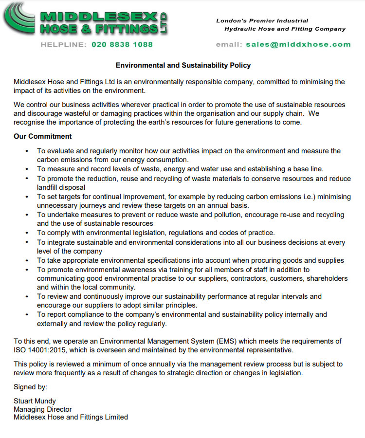 Environment & Sustainability